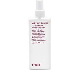evo Baby Got Bounce Curl Treatment Enhances Curls with Touchable Soft Finish 200ml