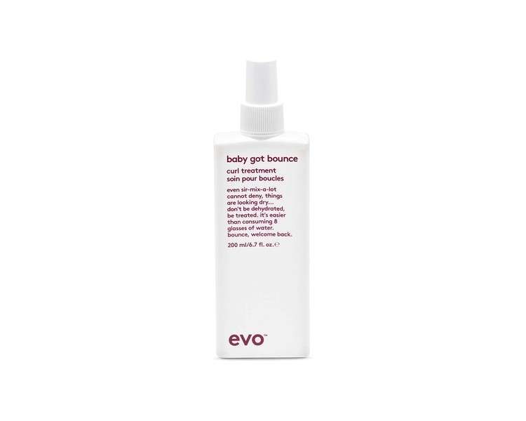 evo Baby Got Bounce Curl Treatment Enhances Curls with Touchable Soft Finish 200ml