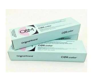 O&M Original Mineral CØR.color Hair Colouring Cream with Macadamia 3.4oz/100ml