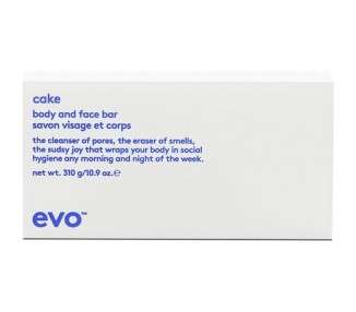evo Cake Body and Face Bar Gentle Cleansing and Moisturising Soap 310g 10.9oz