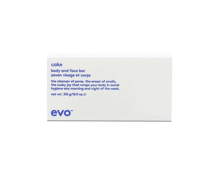 evo Cake Body and Face Bar Gentle Cleansing and Moisturising Soap 310g 10.9oz