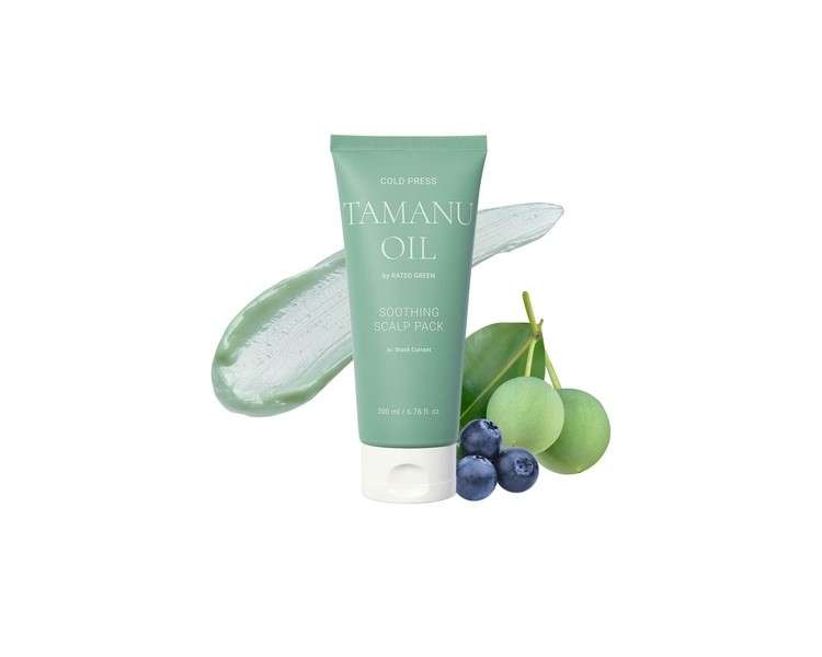 Rated Green Tamanu Oil Soothing Scalp Pack 6.76 fl. oz. - Softening Hair Mask for Women & Men