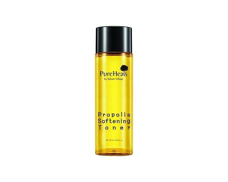 Pureheal's Propolis Softening Toner 4.23 fl.oz (125ml) - Korean Natural Skincare Brand Anti-Aging Treatment for Dull Tired Skin Irritation and Hyperpigmentation