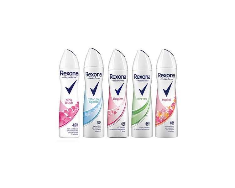 Rexona Women Alcohol-Free Antiperspirant Deodorant Spray 200ml
