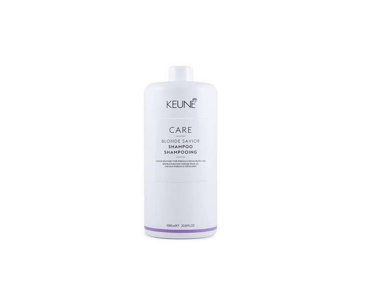 KEUNE Care Blonde Savior Shampoo Sulfate-Free Moisturizing and Repairing Shampoo for Sensitized, Compromised, and Decolorized Hair