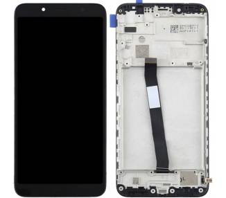 Kit Reparación Pantalla para Xiaomi Redmi 7A, Con Marco, Negra
