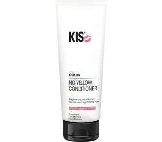 KIS Colour No-Yellow Conditioner Brightening Conditioner for Silver and Light Blonde Hair