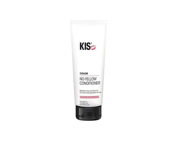 KIS Colour No-Yellow Conditioner Brightening Conditioner for Silver and Light Blonde Hair