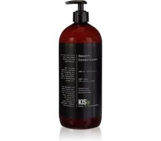 KIS Green Smooth Conditioner 1000ml for Dry and Frizzy Hair with Soothing Orange Oil - 100% Vegan and Sulphate Free