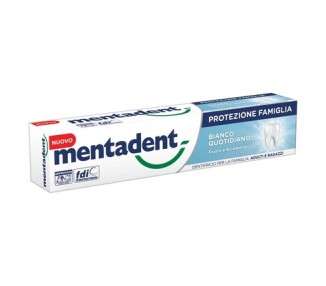 Mentadent Family Protection White Toothpaste 75ml