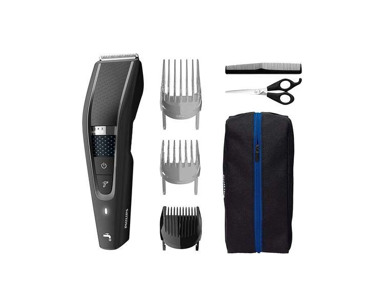 Philips Series 5000 Hair Clippers with Soft Case and Barber Kit