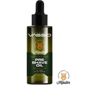 Vasso Hipster Mustache & Beard Pre Shave Oil 75ml