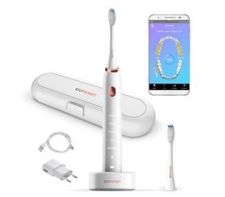 Concept ZK5000 Sonic Toothbrush with Perfect Smile Application and Charging Travel Case, White
