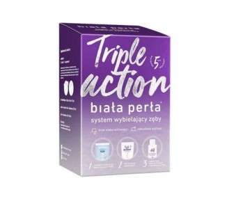 Biała Perła Triple Action Teeth Whitening Kit for Home Use