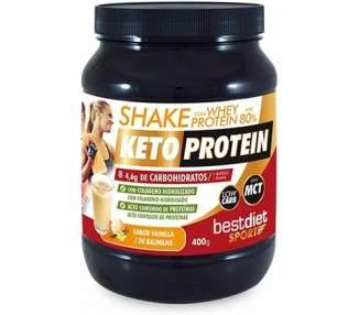 Shake Whey Protein 80% Vanilla Flavor 400g