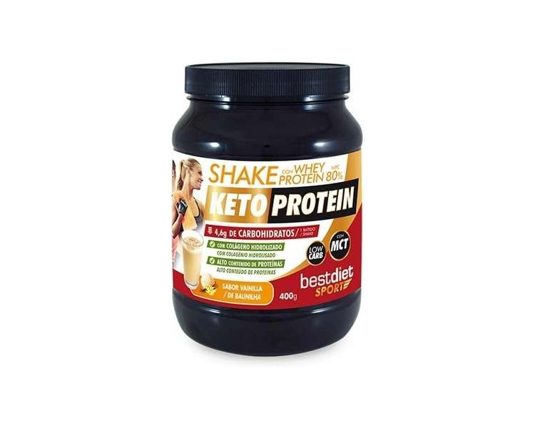 Shake Whey Protein 80% Vanilla Flavor 400g