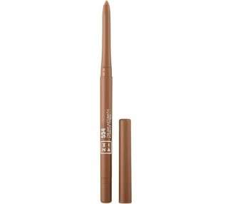 3INA MAKEUP The 24h Automatic Eyebrow Pencil 554 Caramel 24H Longwearing Waterproof Formula with Built-In Sharpener - Fuller Looking Brows - Precise Tip
