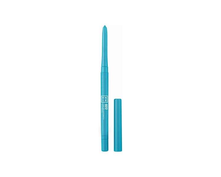 3INA MAKEUP The 24h Automatic Eye Pencil 822 Turquoise Long Lasting Waterproof Eyeliner
