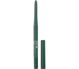 3INA MAKEUP Vegan The 24h Automatic Eye Pencil 739 Green Long Lasting Waterproof Eyeliner