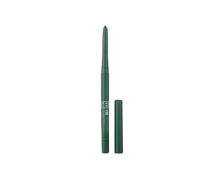 3INA MAKEUP Vegan The 24h Automatic Eye Pencil 739 Green Long Lasting Waterproof Eyeliner
