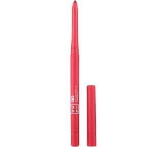 3INA MAKEUP The Automatic Lip Pencil 385 Burgundy Longwearing Waterproof Highly Pigmented