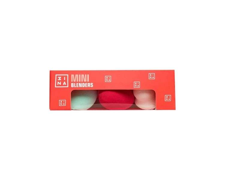 3INA MAKEUP The Mini Blenders Multicolor Vegan and Cruelty Free Makeup Sponges for Flawless Liquid Cream and Powder Application Wet and Dry