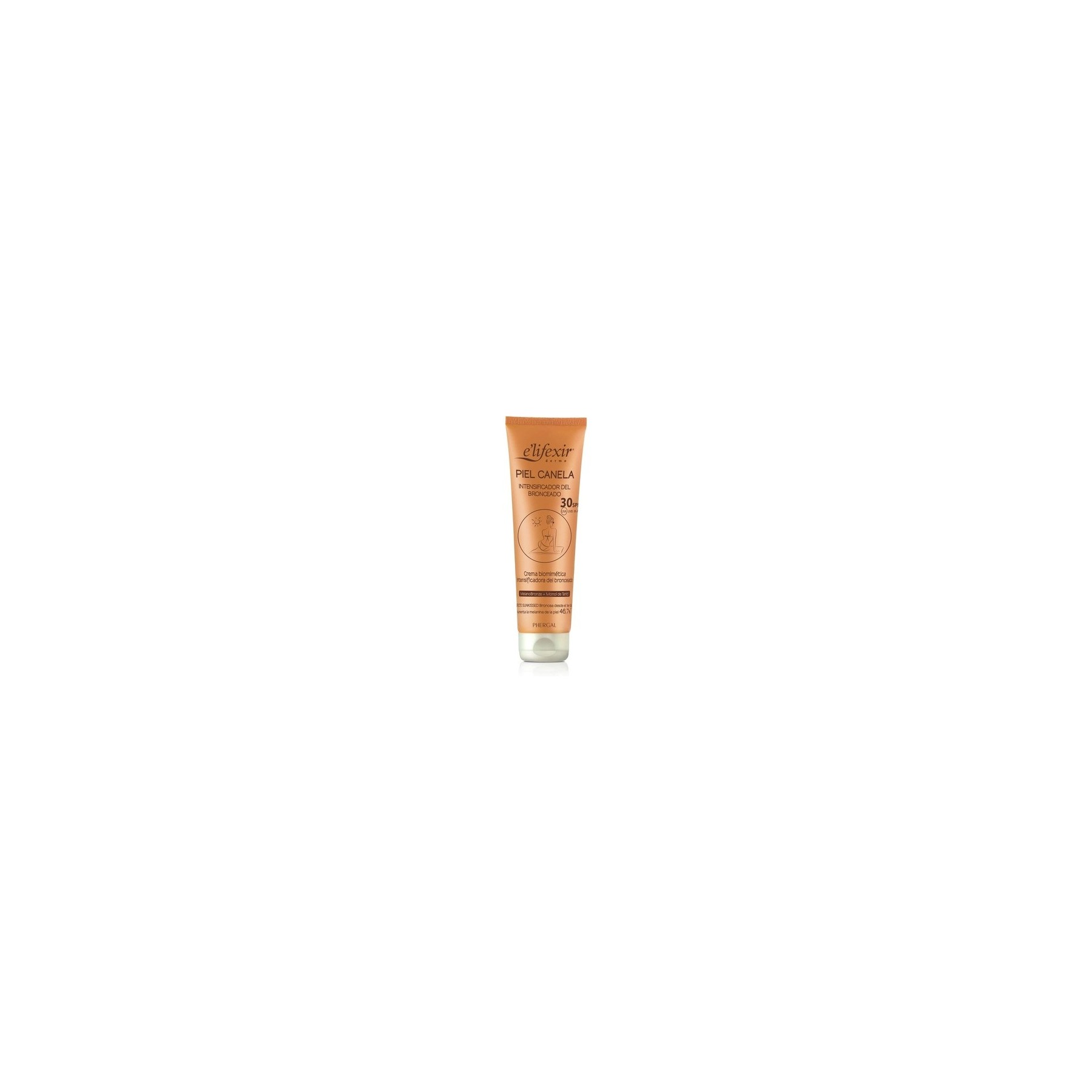Elifexir Piel Canela Tanning Cream and Self-Tanning for the Face with SPF30 Sun Protection 150ml