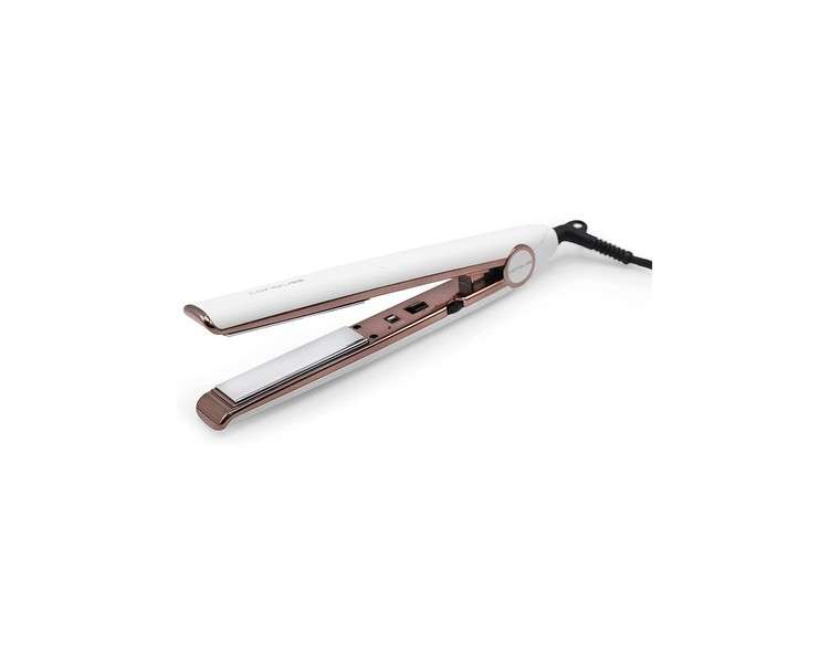 Corioliss C1 Professional Titanium Hair Straightener for Women with Soft Touch White Copper Finish - UK Plug