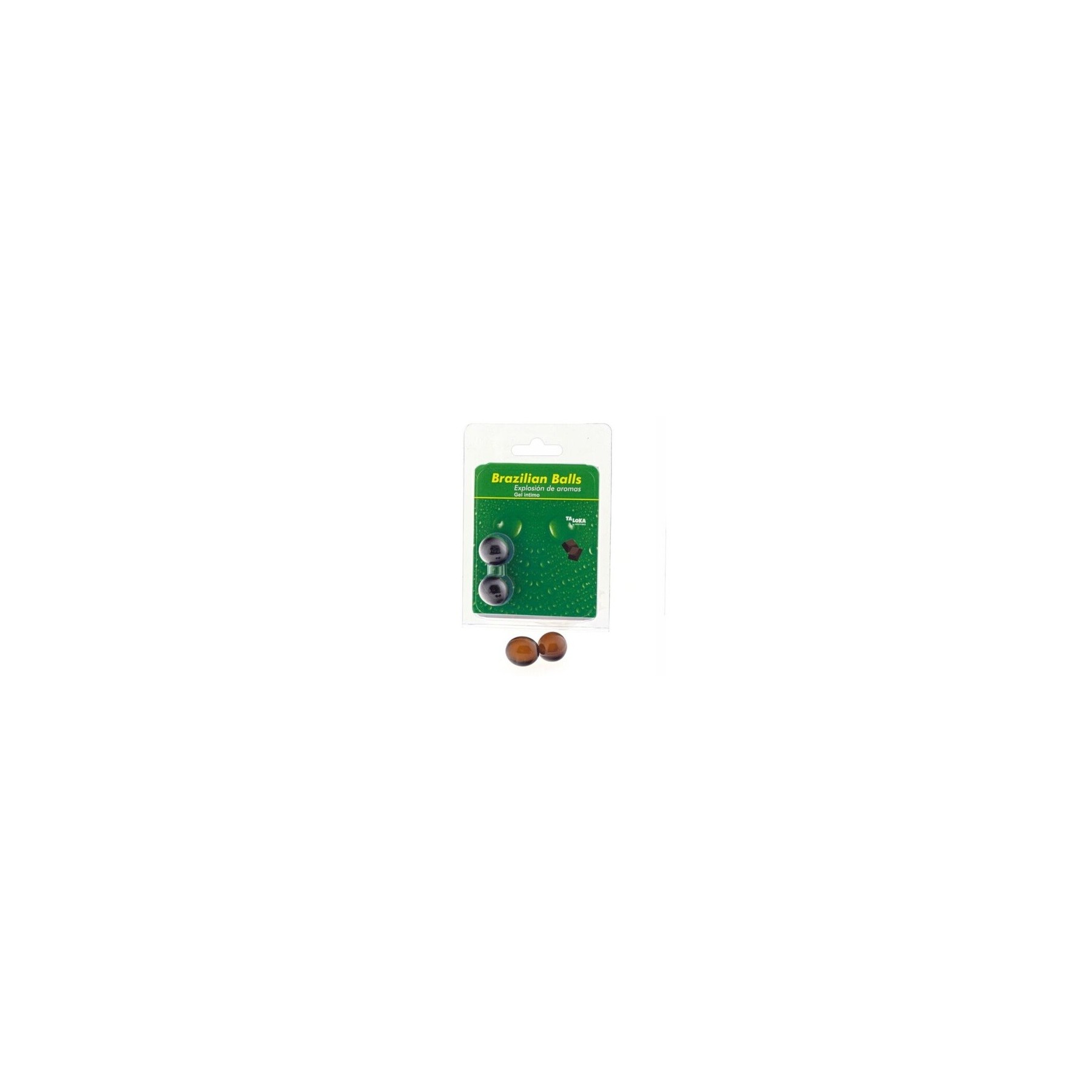 TALOKA Brazilian Chocolate Intimate Gel Ball - Pack of 2