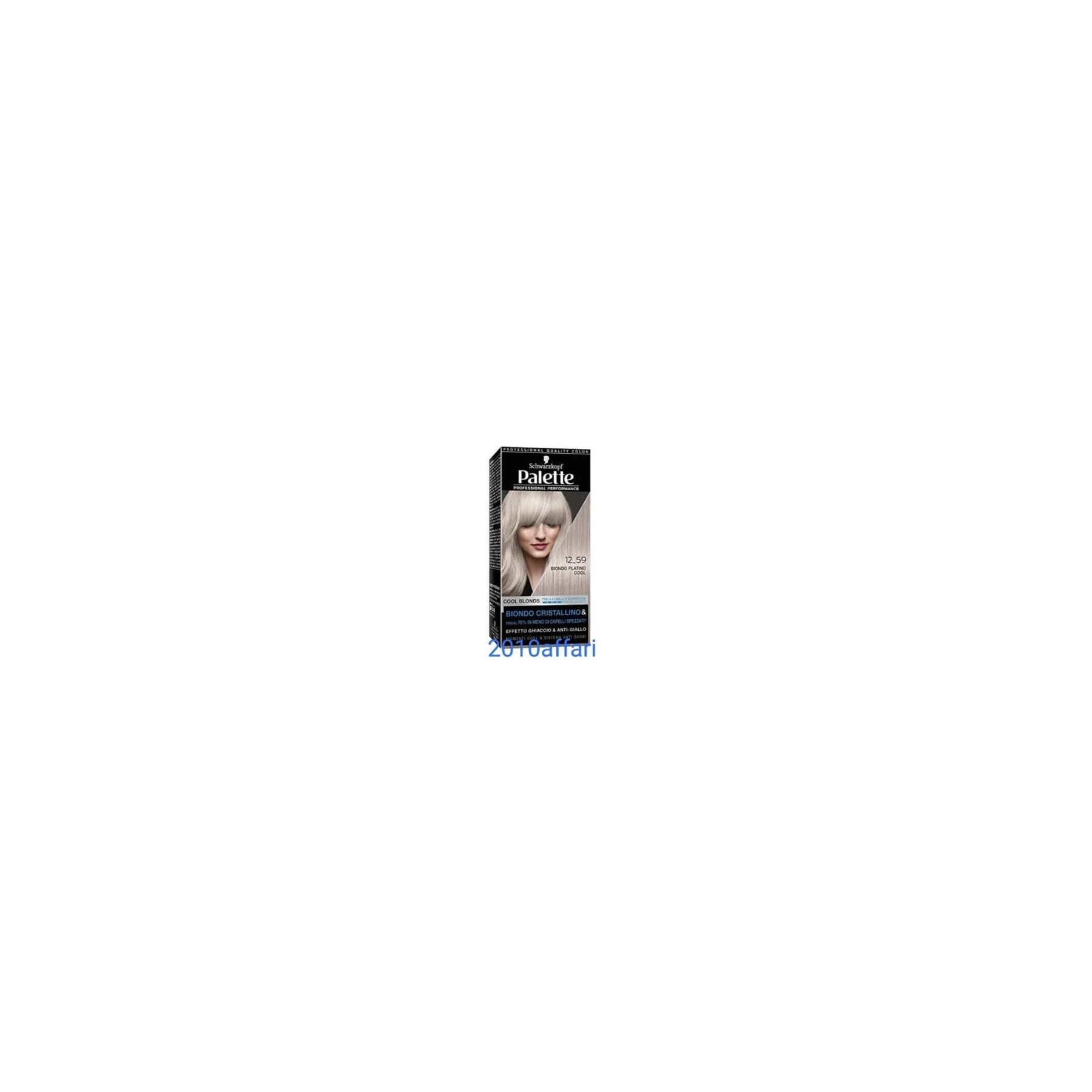 Schwarzkopf Palette Dye Blond Lightening 12-59 Cool Platinum Blonde