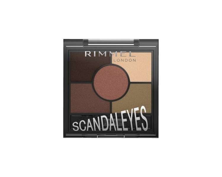 Rimmel Eye Shadow Palette Scandaleyes 02 Briton Brown