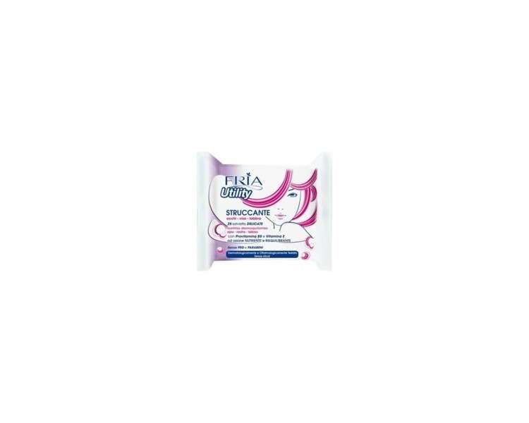FRIA Utility Makeup Remover Wipes 64 Wipes
