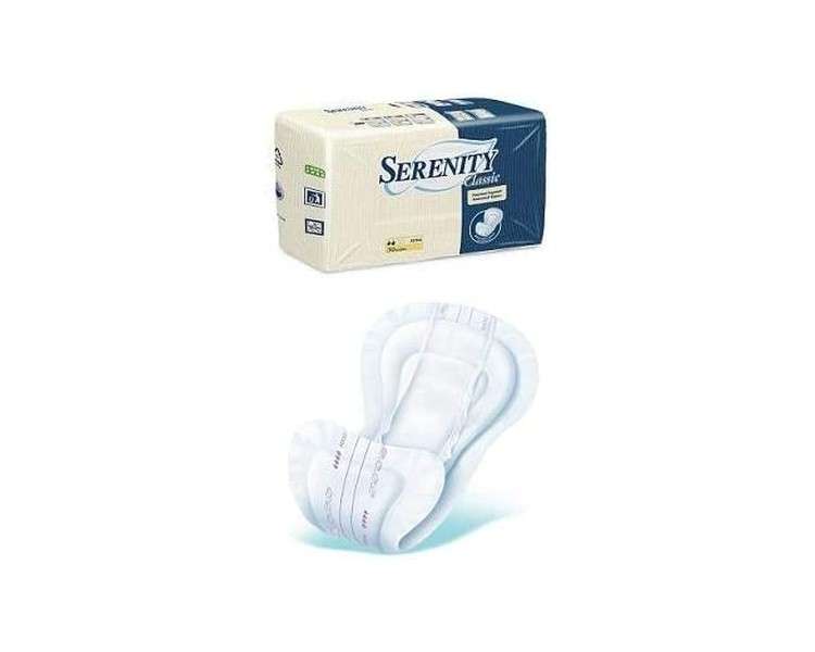 Serenity Shaped Plus Incontinence Diaper with Non-Woven Fabric 30 Pieces