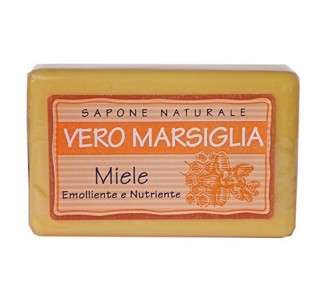 Saponeria Nesti Firenze Vero Marsiglia Honey Soap 5.29 Ounce 150gr - Pack of 3