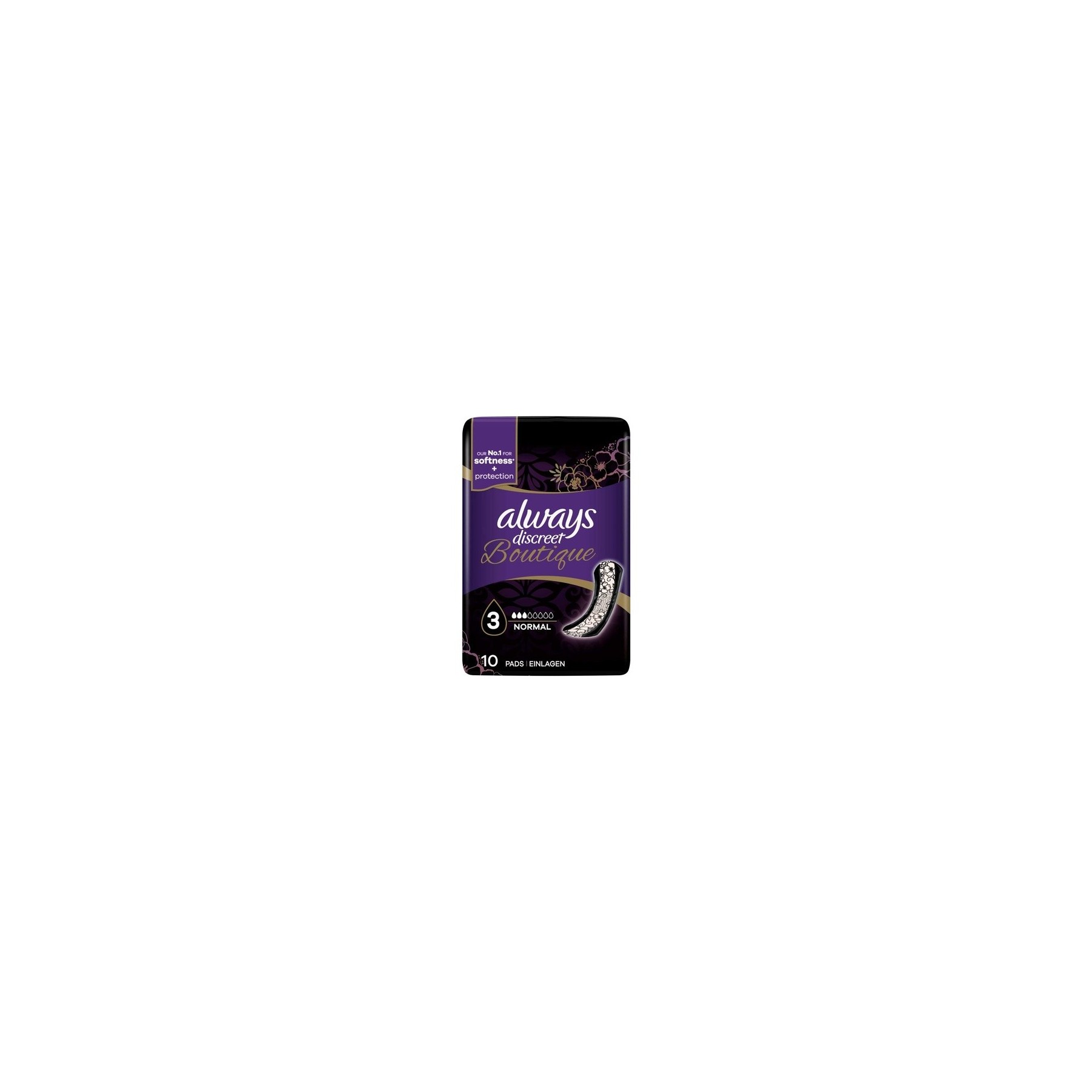Always Discreet Boutique Pads Normal 10 Pack