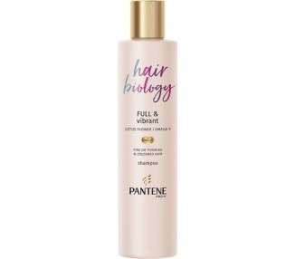 Pantene Hair Biology Full & Vibrant Volumising and Repairing Shampoo with Lotus Flower and Omega 9 250ml