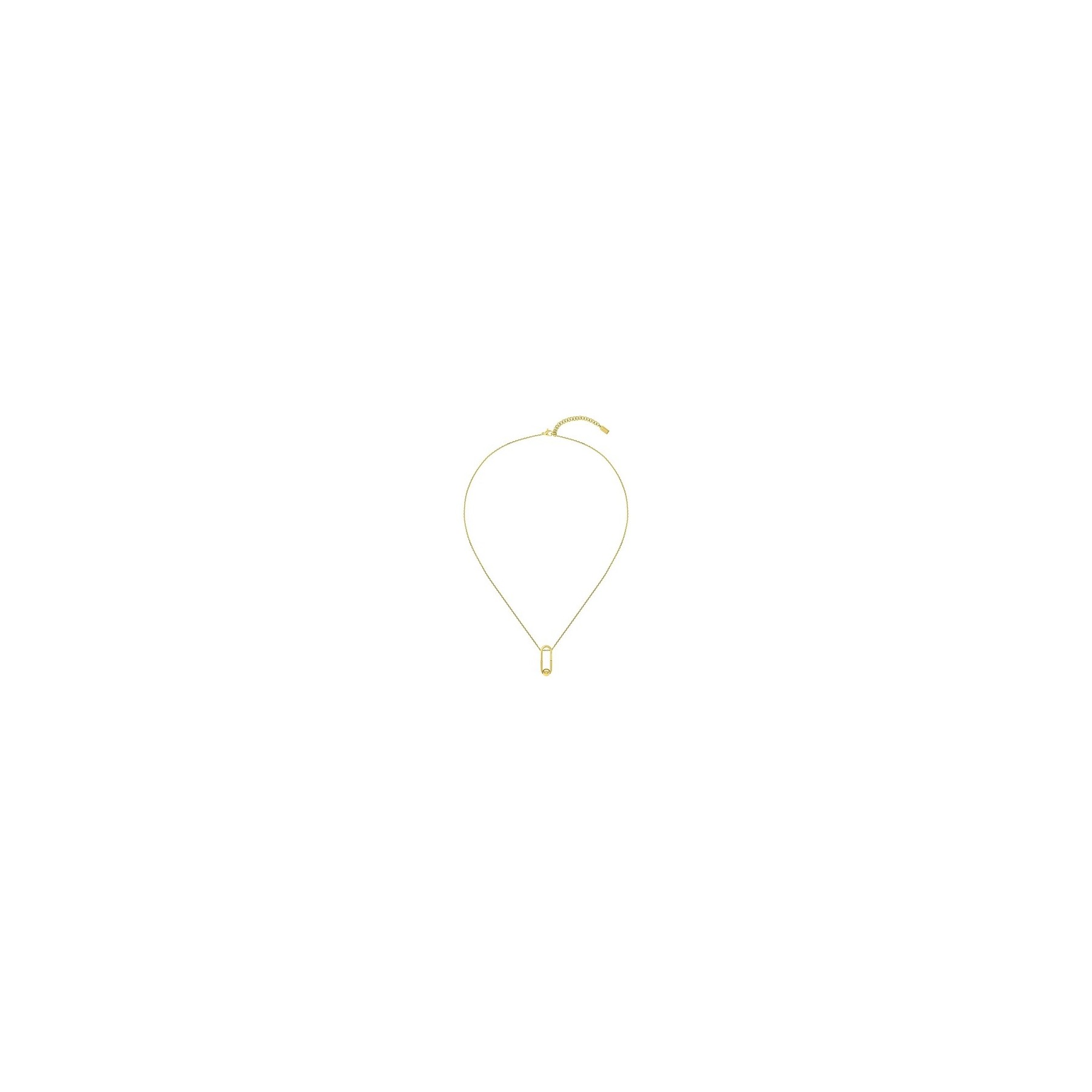 BOSS Jewelry Women's LYSSA Collection Yellow Gold Pendant with Chain