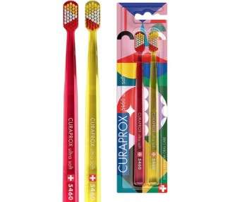 Curaprox CS 5460 Manual Toothbrush Ultra Soft Special Edition Power Smile - Pack of 2