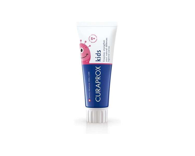 Curaprox Children's Toothpaste Watermelon 60ml - Fresh and Fruity Flavored Toothpaste for Kids 6 Years and Up