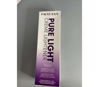 Pravana Pure Light Creme Lightener 2 x 3oz Tubes - New with Free Shipping