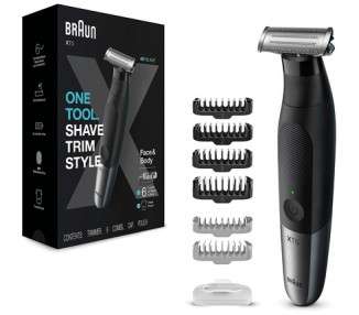 Braun Series X Beard Trimmer and Body Shaver for Facial and Body Hair XT5200 NEW
