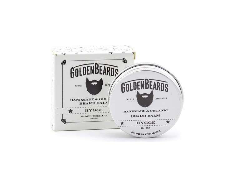 Golden Beards Bio Beard Balm Hygge 30ml - Non Scented - Keep Your Beard Hydrated