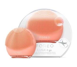 FOREO LUNA 4 go Facial Cleansing Brush and Firming Face Massager Peach Perfect