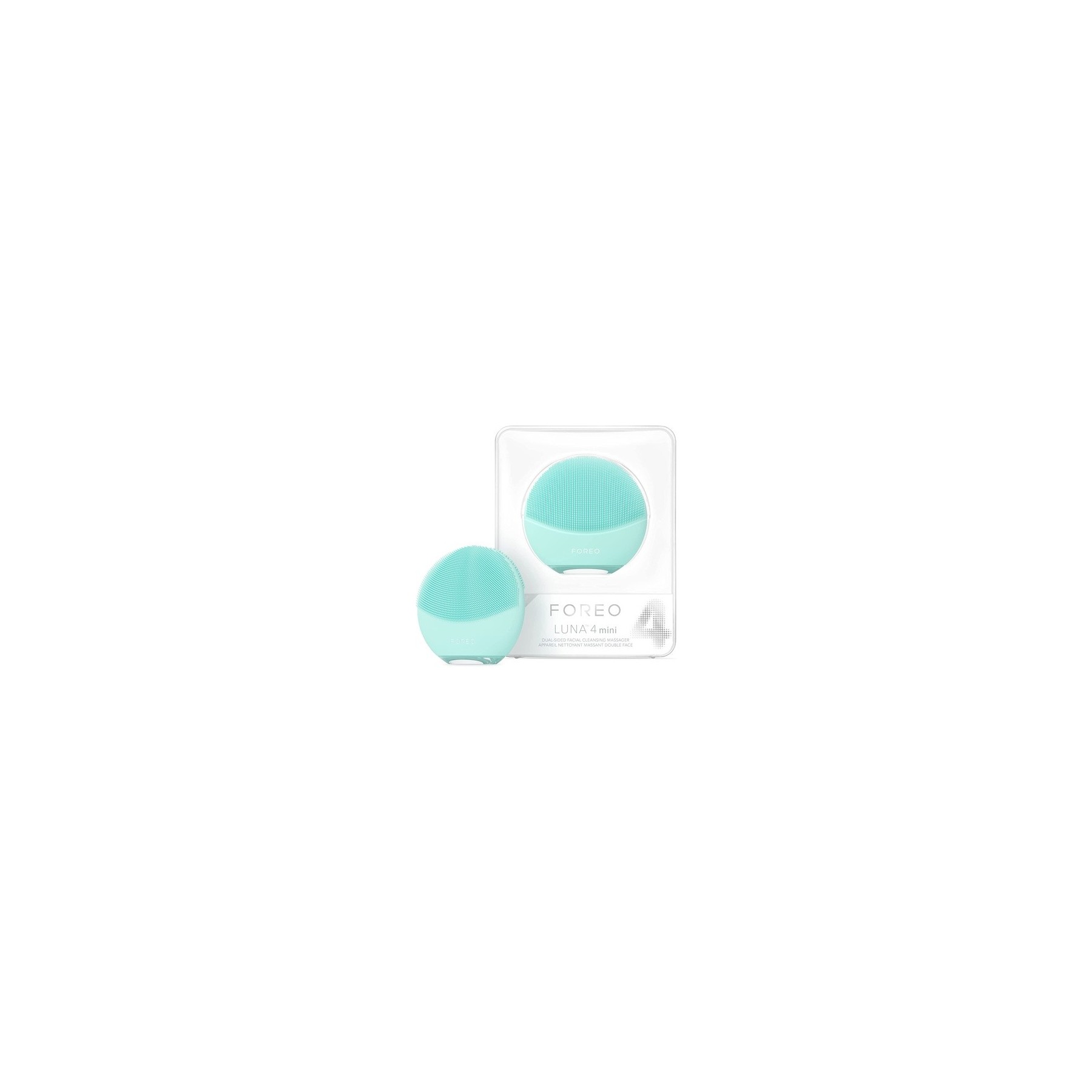 FOREO Luna 4 Mini Facial Cleansing Brush and Face Massager Premium Face Brush Arctic Blue
