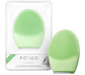 FOREO LUNA 4 Facial Cleansing Brush Firming Face Massager Anti Aging Enhances Absorption of Skin Care Products Combination Skin