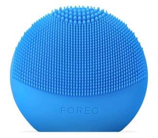 FOREO Luna Play Smart 2 Facial Cleansing Brush with Skin Analysis and Silicone Face Massager Peek A Blue