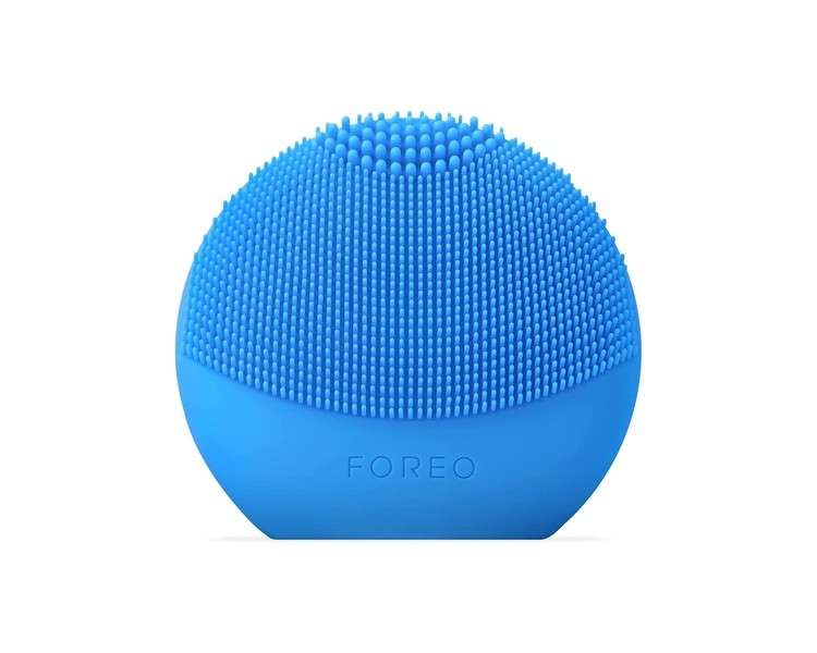 FOREO Luna Play Smart 2 Facial Cleansing Brush with Skin Analysis and Silicone Face Massager Peek A Blue