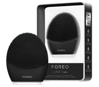 Foreo Luna 3 Men Facial Cleansing Brush for Skin and Beard Midnight