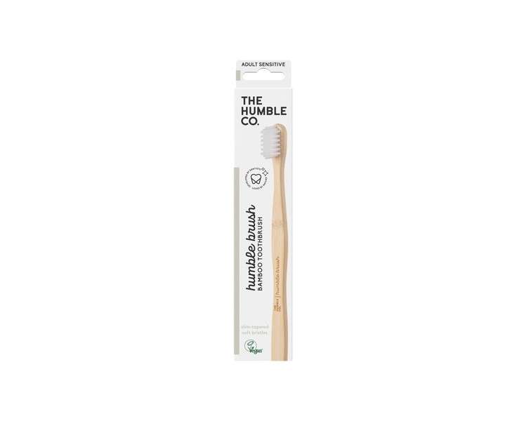 The Humble Co. Humble Brush Bamboo Toothbrush for Sensitive Adults