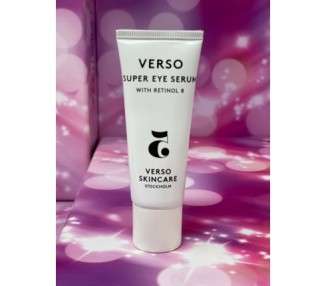 Verso Skincare Super Eye Serum with Retinol 8 Anti-Aging 0.67 fl. Oz. - New $65